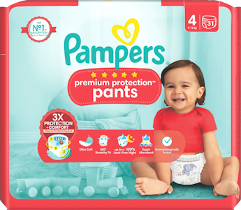 Pampers Premium Protection Pants S4 9-15kg 31kpl