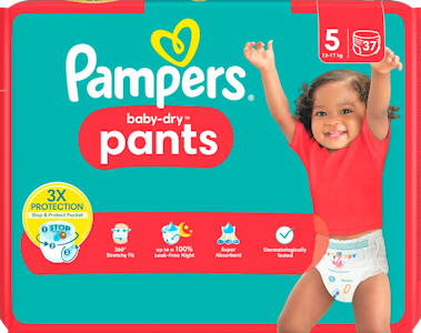 Pampers Baby Dry Pants S5 12-17kg 37kpl housuvaippa