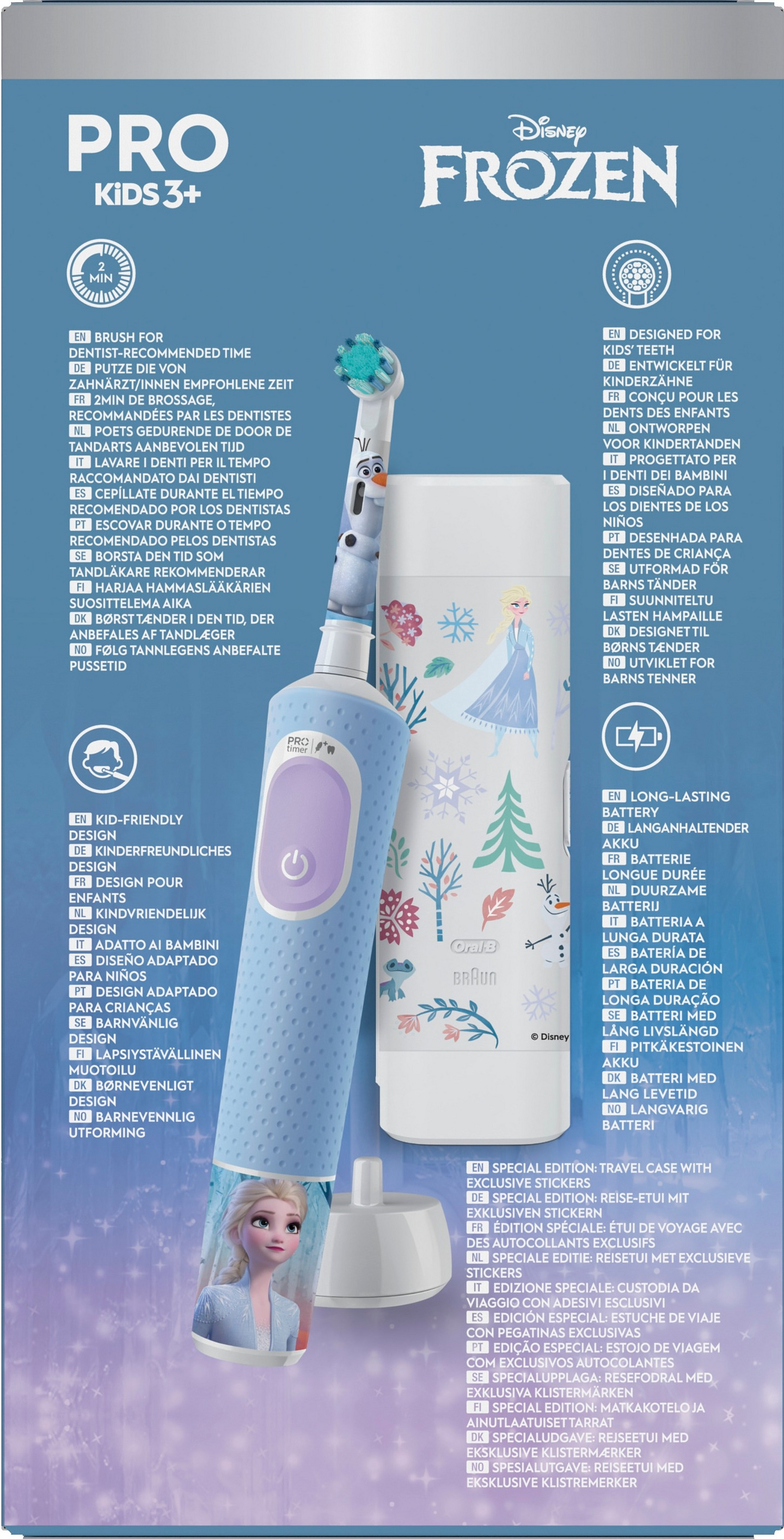 Oral-B Pro Kids 3+ Frozen -sähköhammasharja