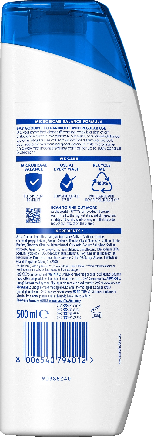 head&shoulders shampoo 500ml Apple Fresh