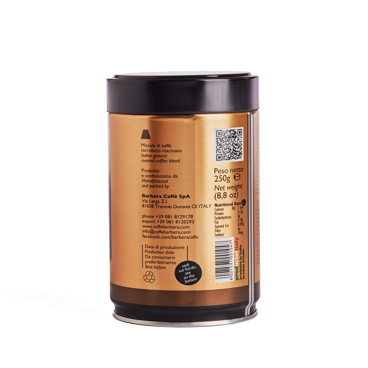 Barbera Gold Can jauhettu kahvi 250g