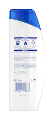 head&shoulders shampoo 500ml Classic Clean