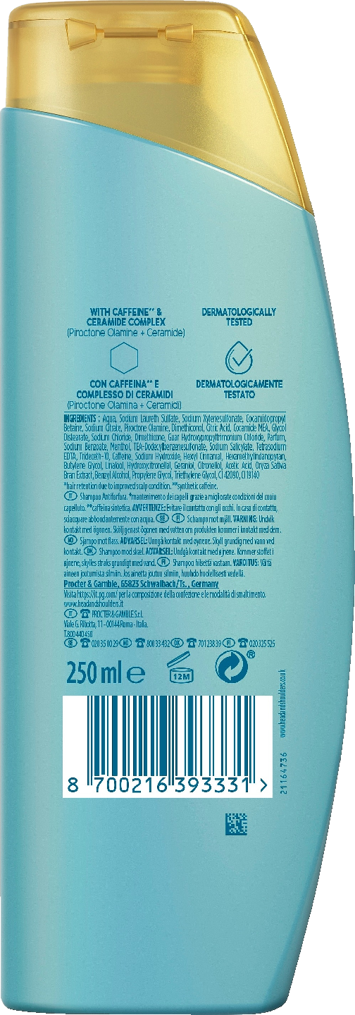 head&shoulders shampoo DermaX Pro Scalp Care Anti-Hair Fall 250ml