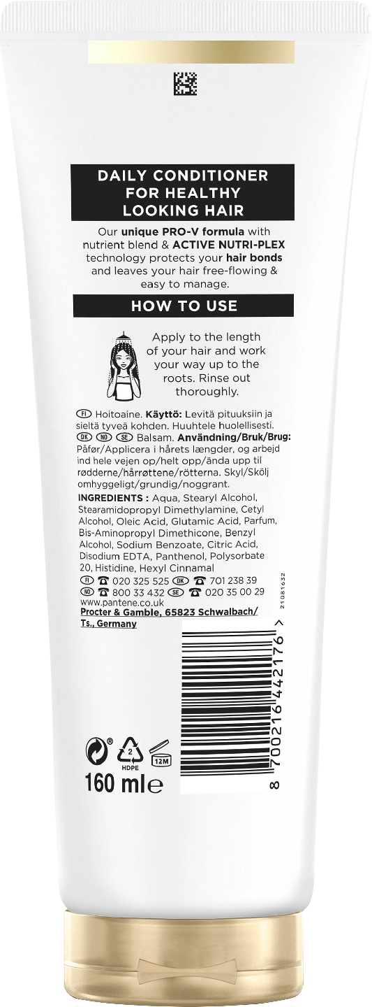 Pantene Pro-V Active Nutri-Plex Classic Clean 160ml hoitoaine