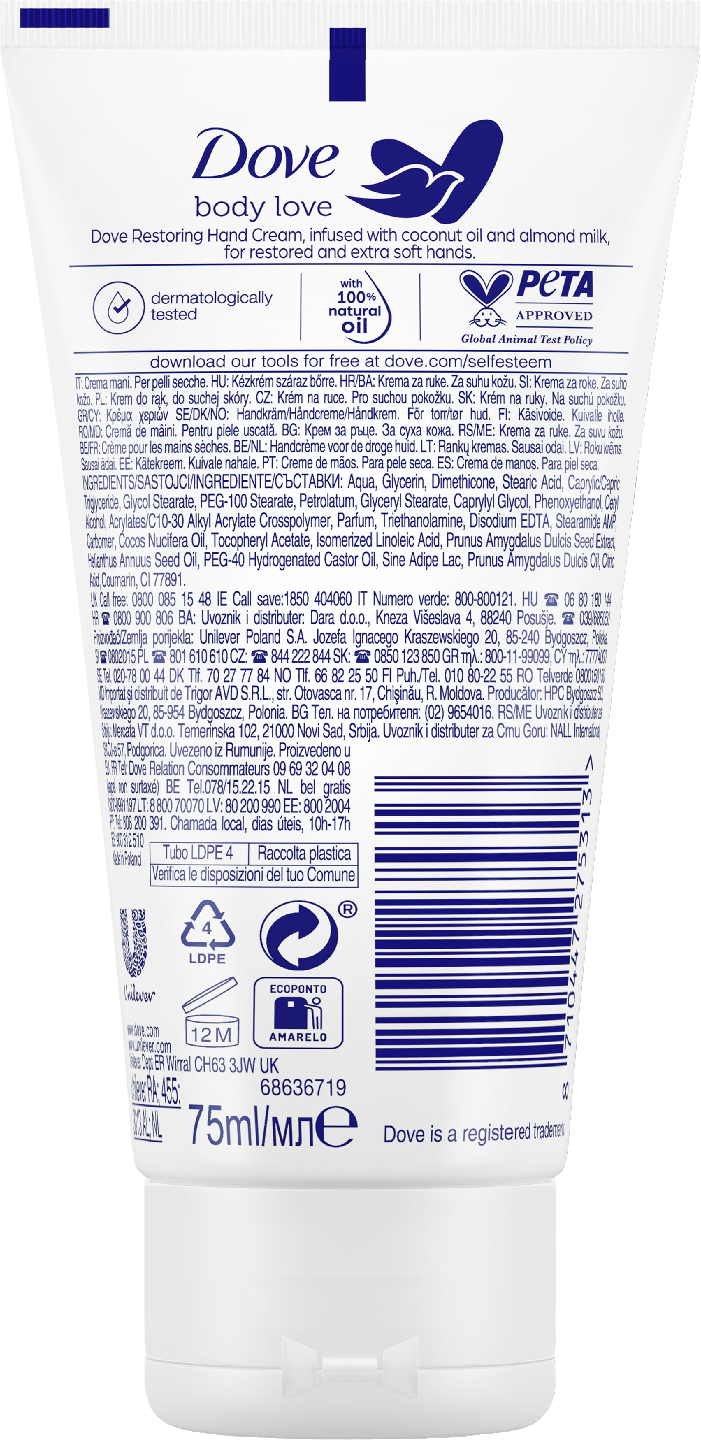 Dove Restoring käsivoide 75ml