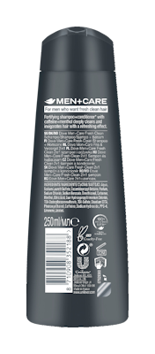 Dove Men+Care shampoo 250ml Fresh Clean