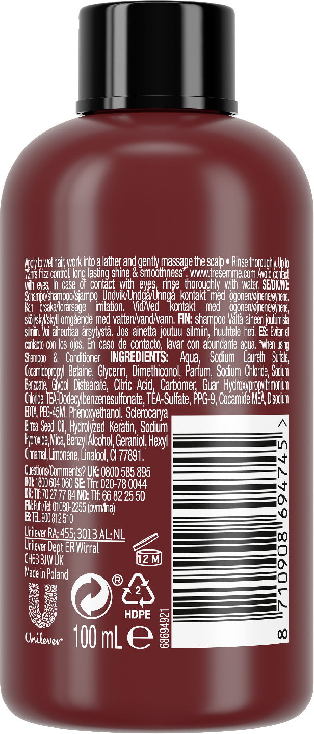 TRESemmé shampoo 100ml Keratin Smooth