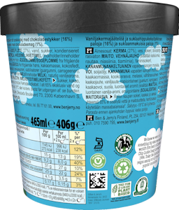 Ben&Jerry's jäätelö 465ml/406g cookie dough