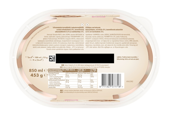 Ingman Creamy 850ml Rocky Road pa