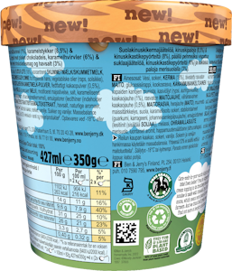 Ben&Jerry's jäätelö 427ml Sundae Dulce De-Lish 345g