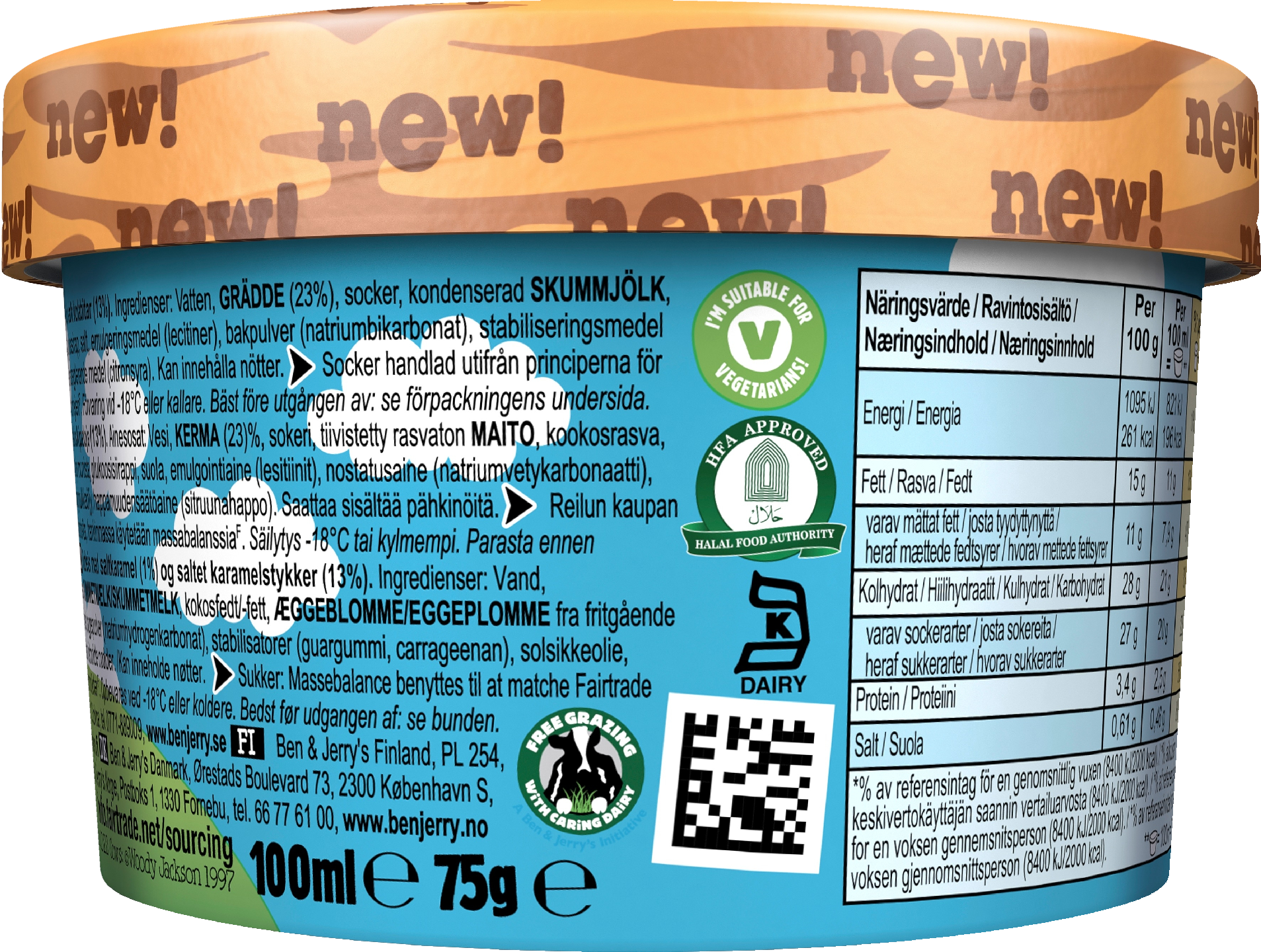 Ben&Jerry's jäätelö 75g Dulce De-Lish