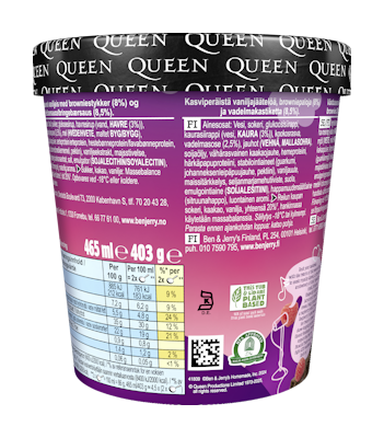 Ben & Jerry's jäätelö Bohemian Raspberry 465ml/403g