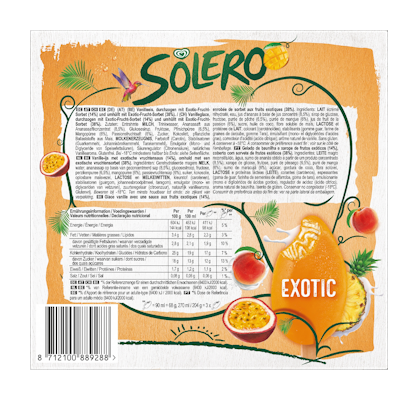 Solero 3x90ml Exotic monipakkaus