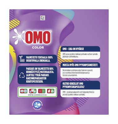 Omo pyykinpesujauhe 1,26kg Color