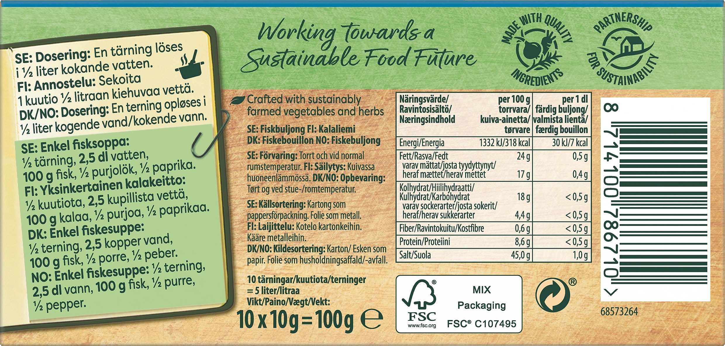 Knorr kalaliemikuutio 10x10g