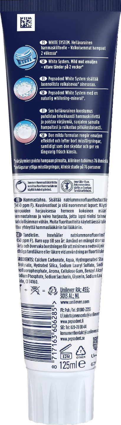 Pepsodent White System hammastahna 125ml