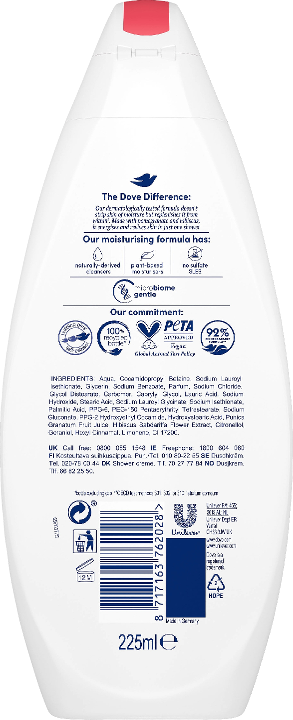 Dove suihkusaippua 225ml Reviving