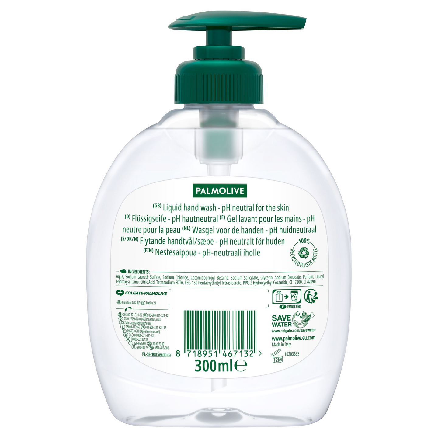 Palmolive nestesaippua 300ml Limited Edition Nature Wash