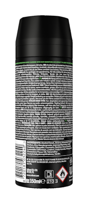 Axe body spray 150ml Africa