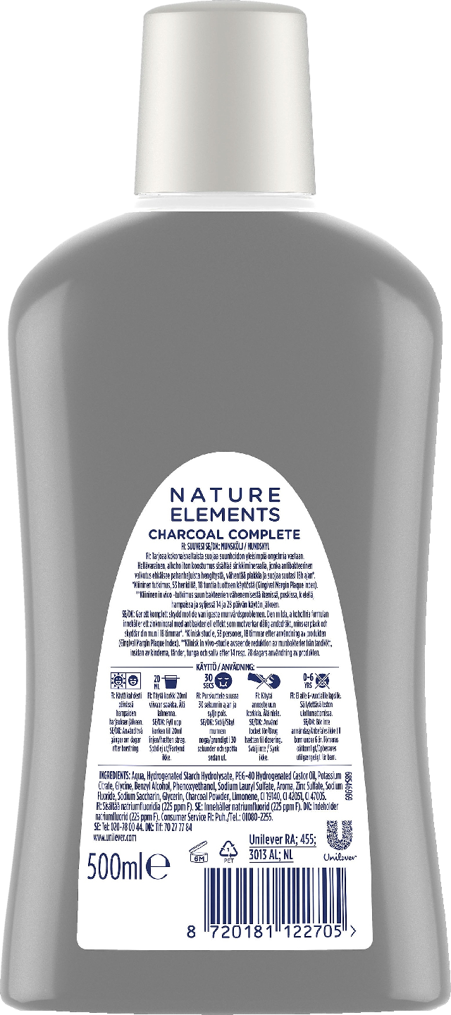 Pepsodent Charcoal Complete suuvesi 500ml