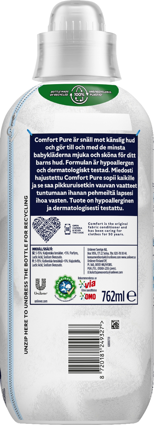 Comfort huuhteluaine 762ml Pure hypoallergeeninen