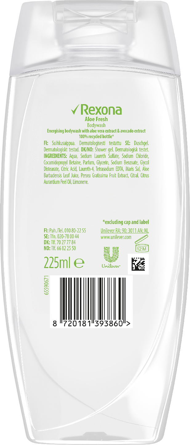 Rexona suihkusaippua 225ml aloe fresh