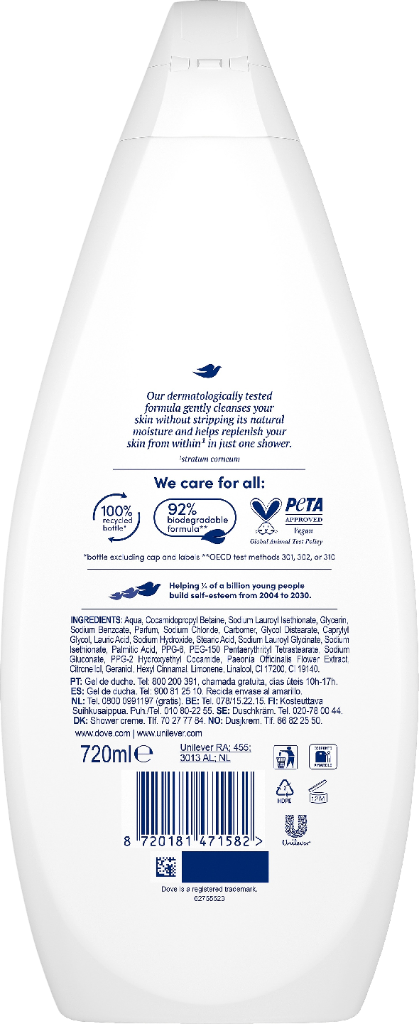 Dove Petal Soft Suihkusaippua 720 ML