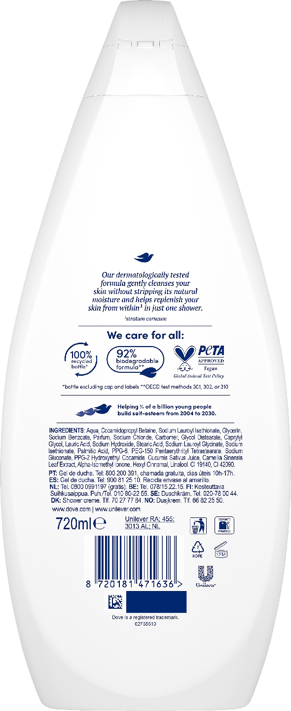 Dove Fresh Care Suihkusaippua 720 ML