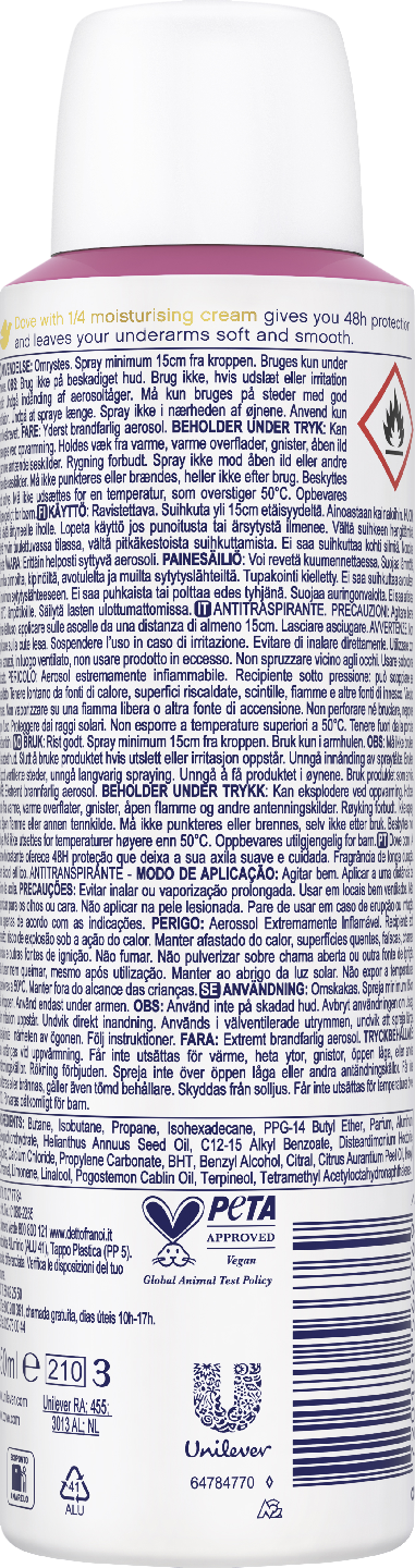 Dove 48h Floral Antiperspirantti Deodorantti Spray  150 ML