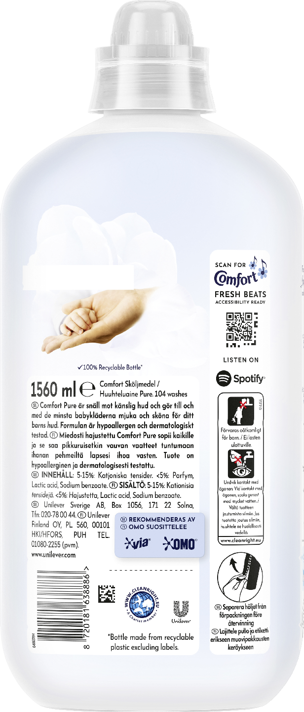 Comfort huuhteluaine 1560ml Pure