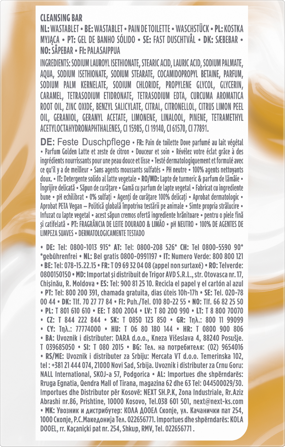 Dove Beauty Bar Turmeric & Lemon Drop palasaippua  141 G