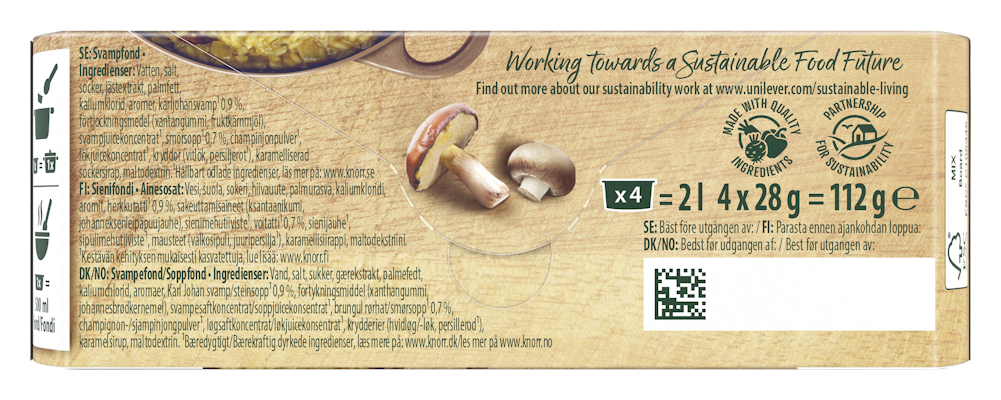 Knorr Fond "du Chef" 4x28g sienifondi