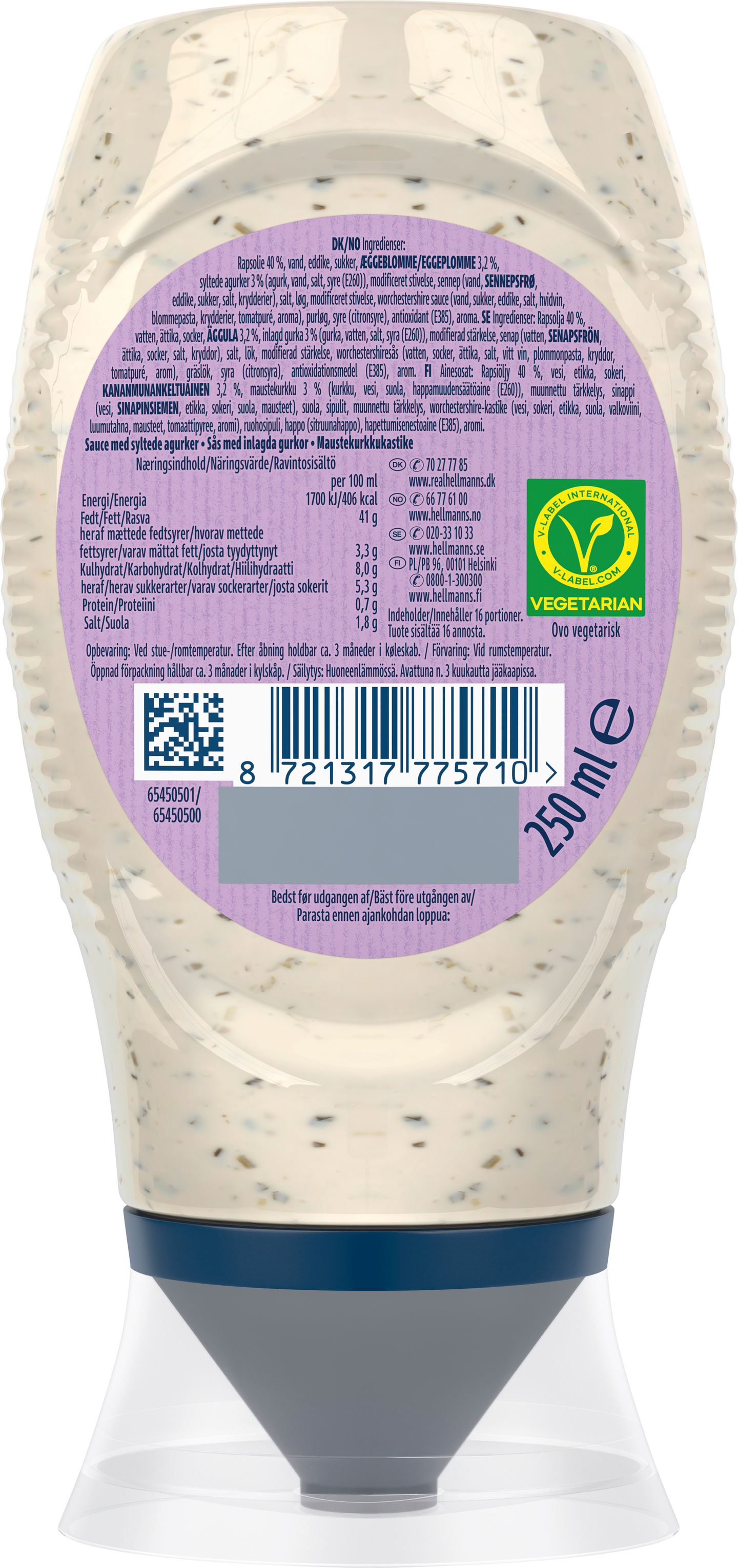 Hellmann's Fish & Crisp Kastike 250ml