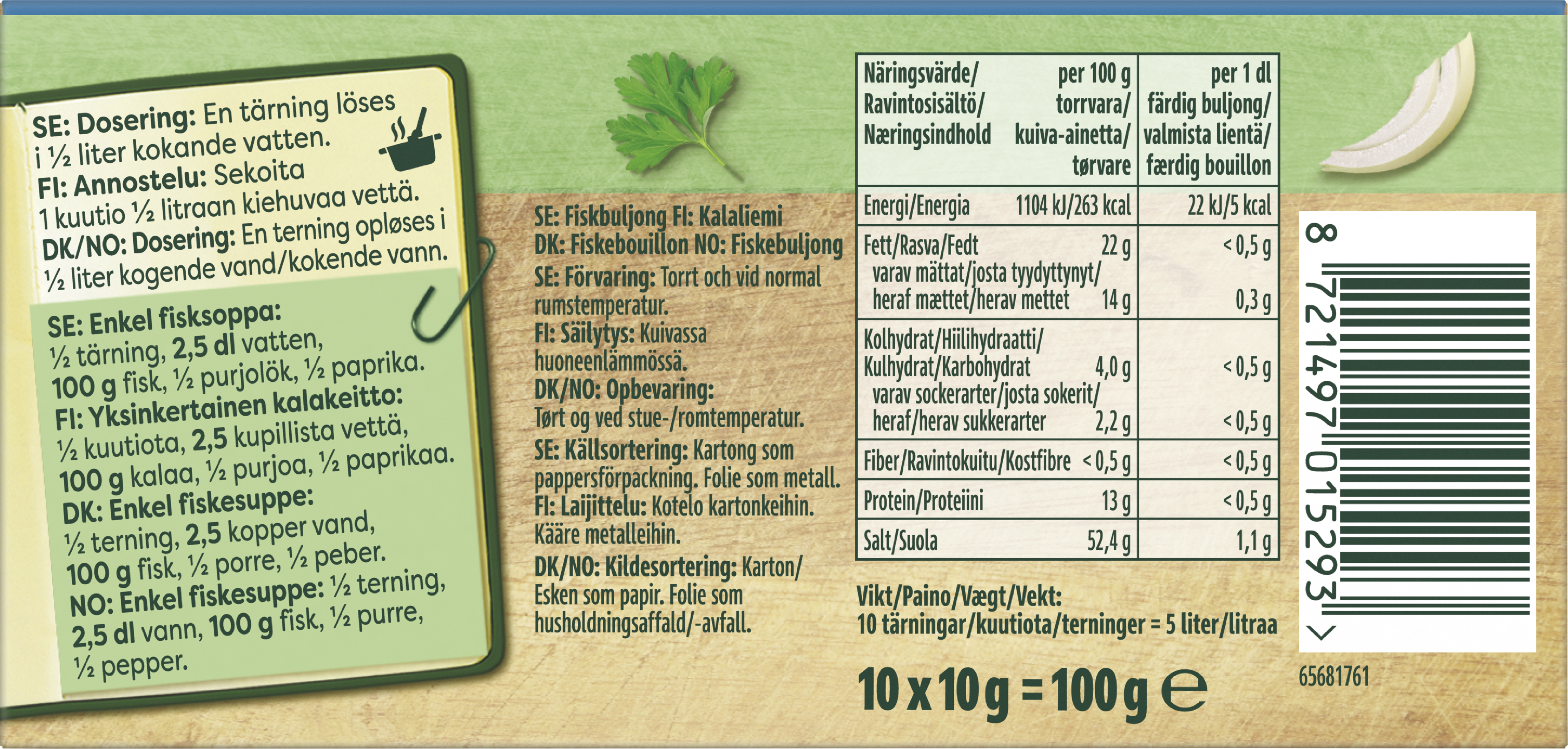 Knorr kalaliemikuutio 10x10g