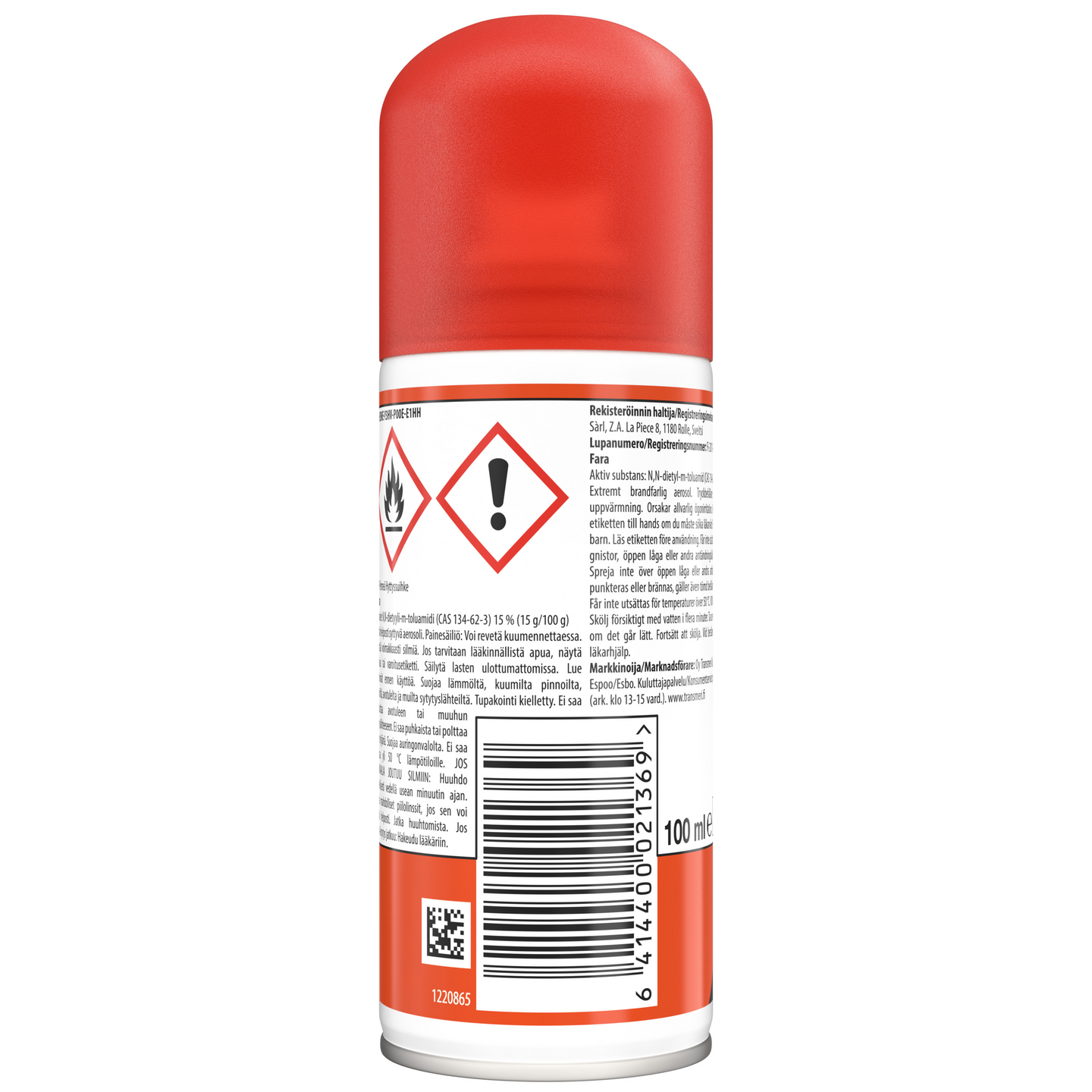 OFF pehmeä hyttyssuihke 100ml Active