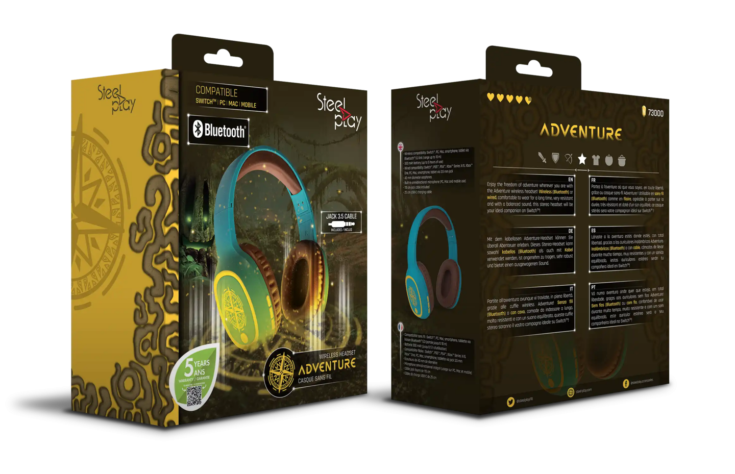 Steelplay Adventure -langattomat pelikuulokkeet