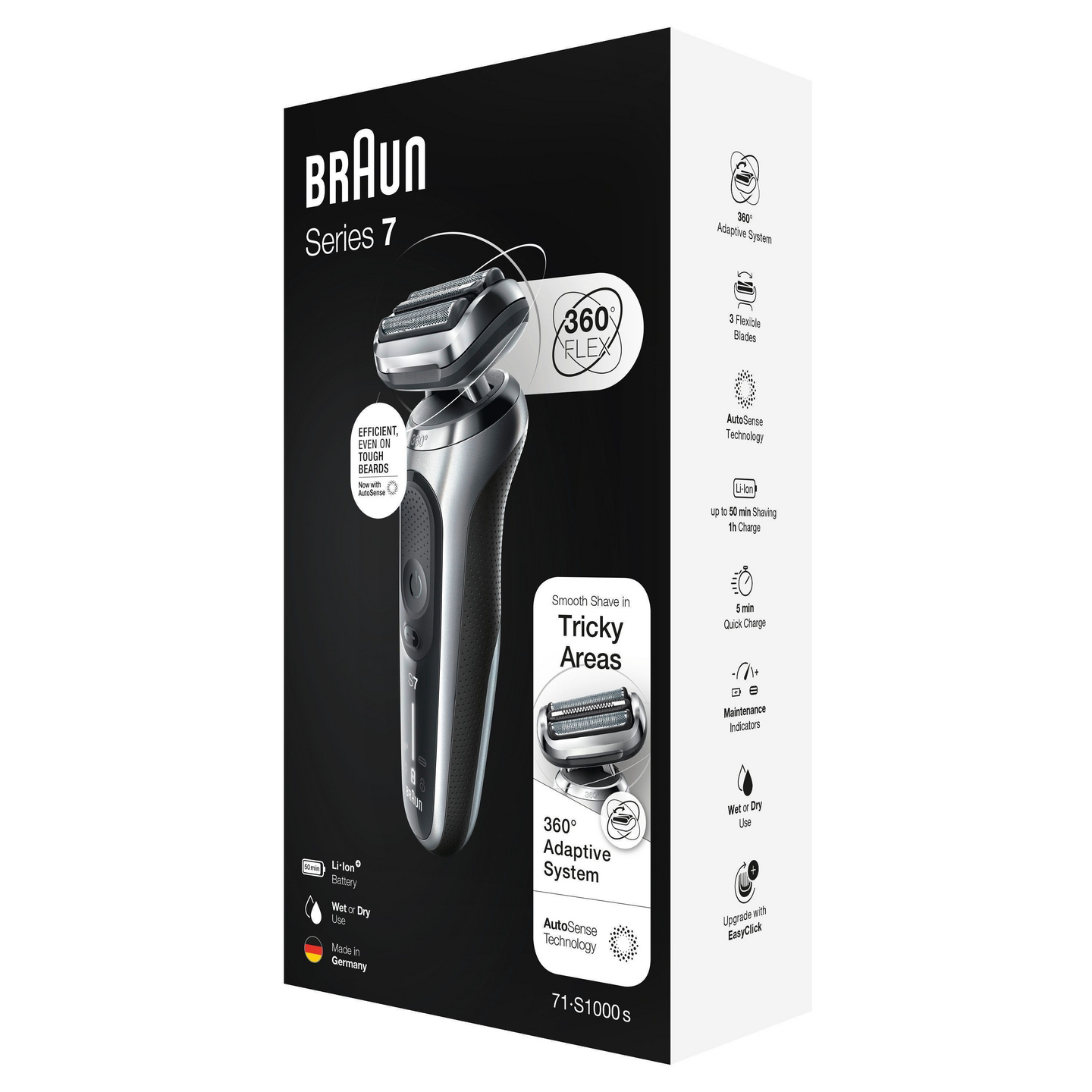 Braun Series 7 71-S1000s -parranajokone