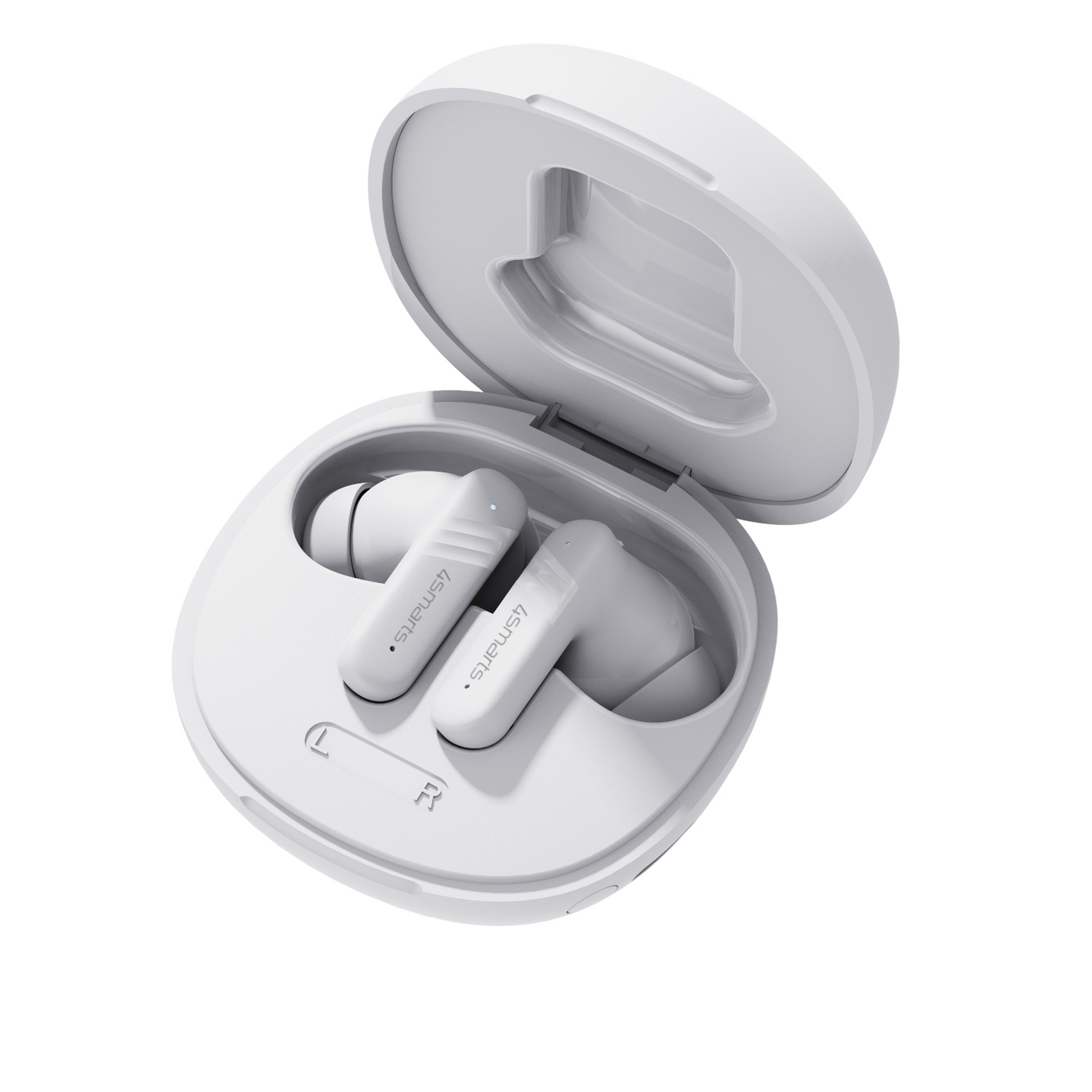 4smarts SkyBuds Screen Pro ANC -langattomat vastamelunappikuulokkeet, valkoinen