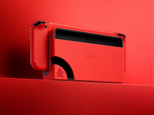Nintendo Switch OLED Mario Red Edition pelikonsoli | K-Ruoka Nintendo Switch OLED Mario Red Edition pelikonsoli | K-Ruoka