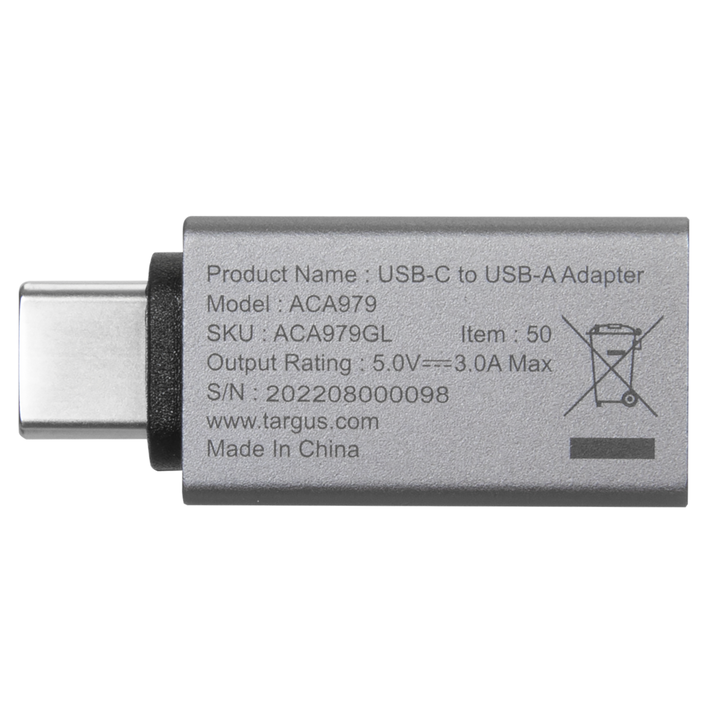 Targus USB-C - USB-A -adapteri, 2 kpl