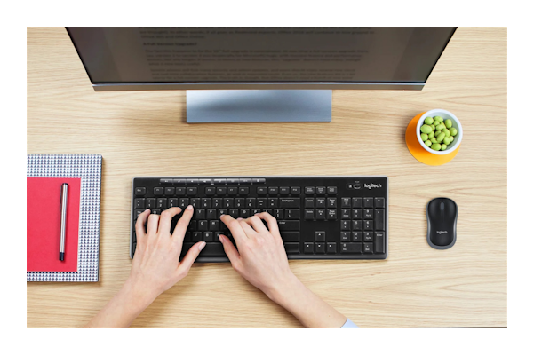 Logitech MK270 -langaton näppäimistö ja hiiri