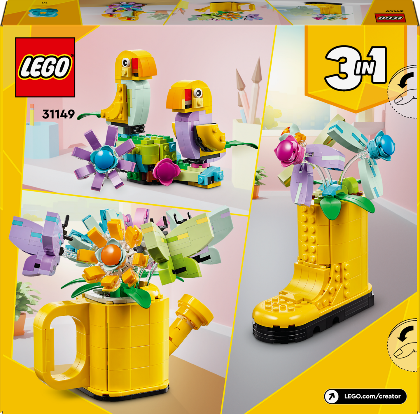 LEGO Creator 31149 Kukkia kastelukannussa