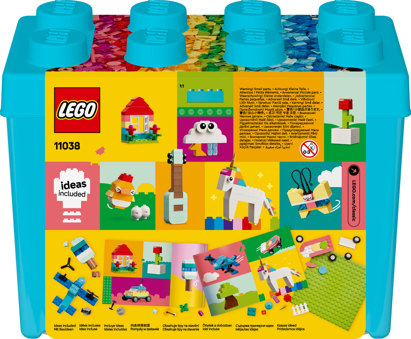 LEGO Classic 11038 Värikäs luova rakennuslaatikko