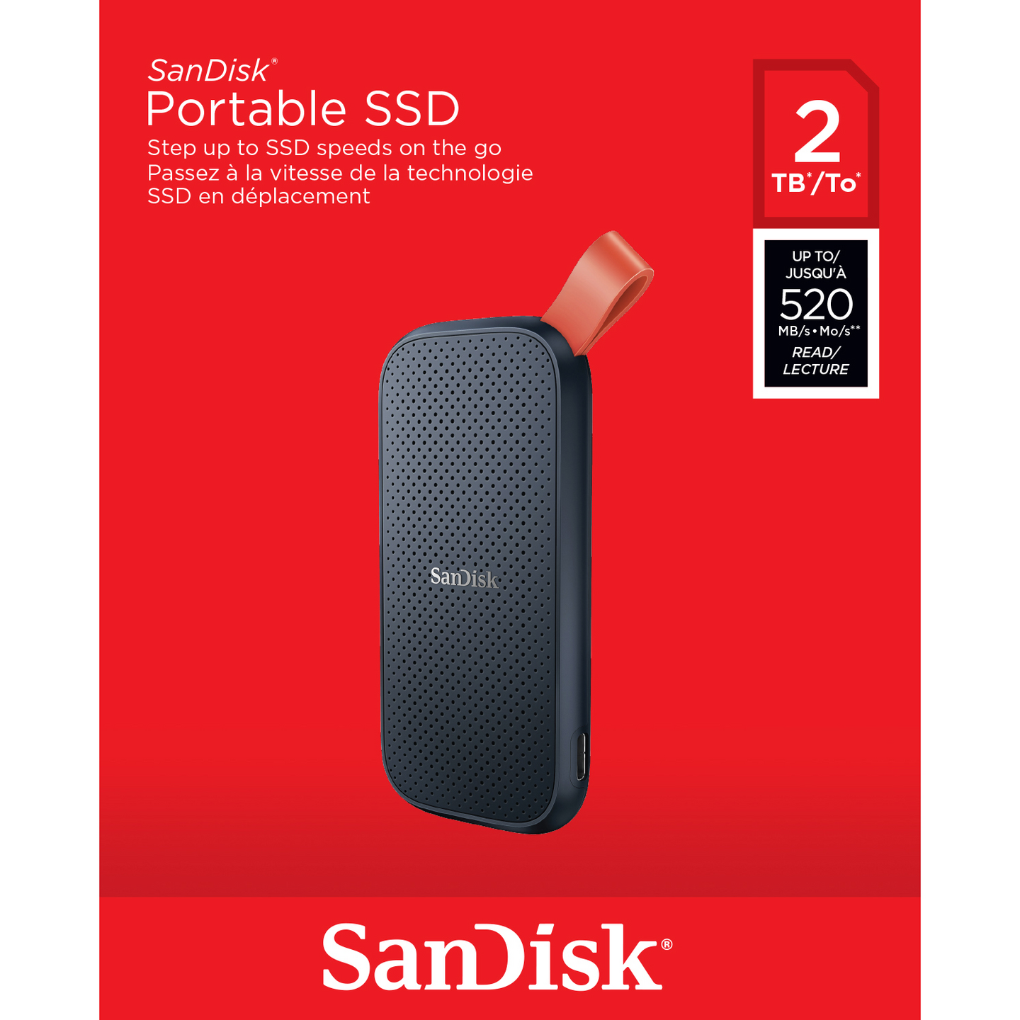 SanDisk Portable 2 Tt ulkoinen -SSD-levy