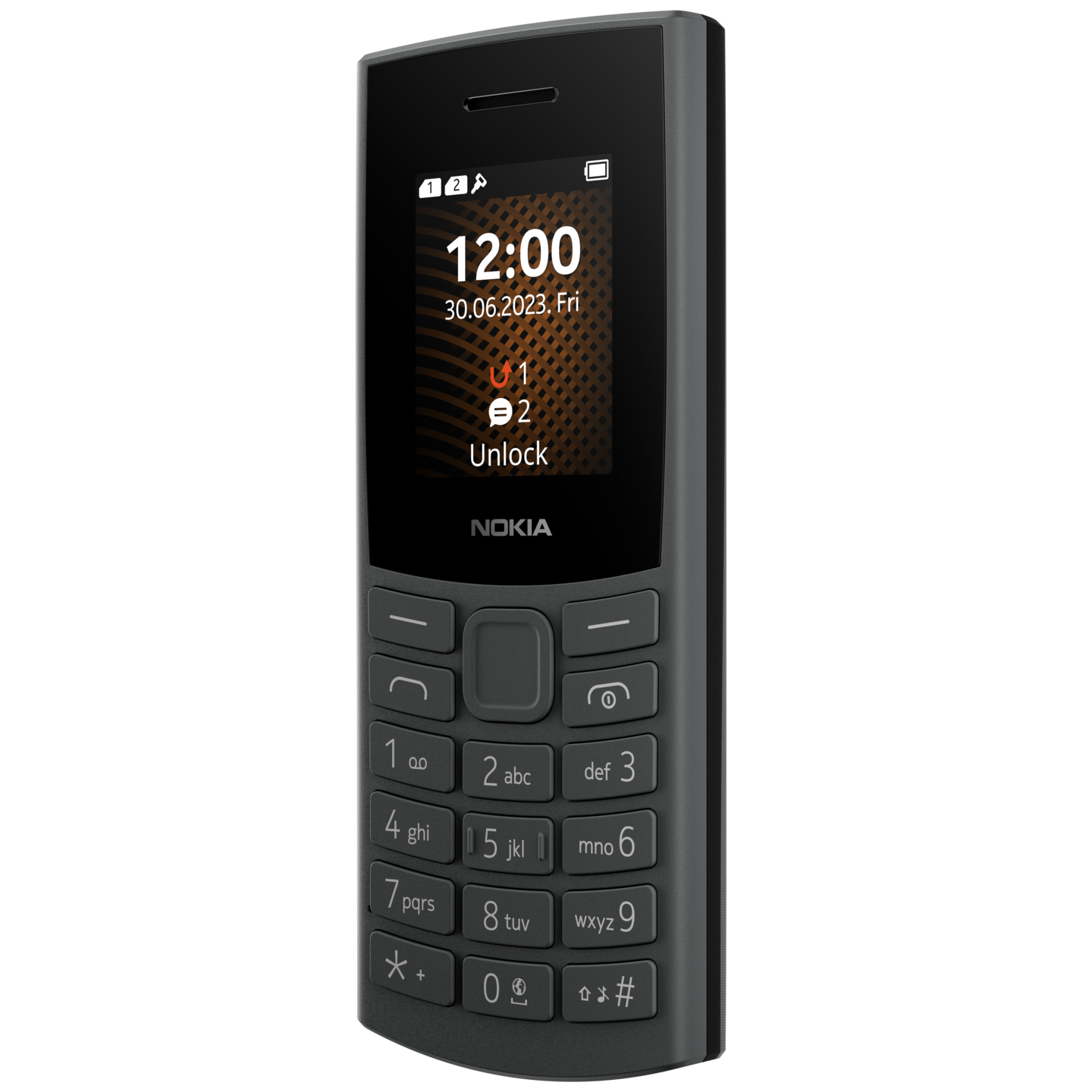 Nokia 105 2G DS (2023) -puhelin, musta