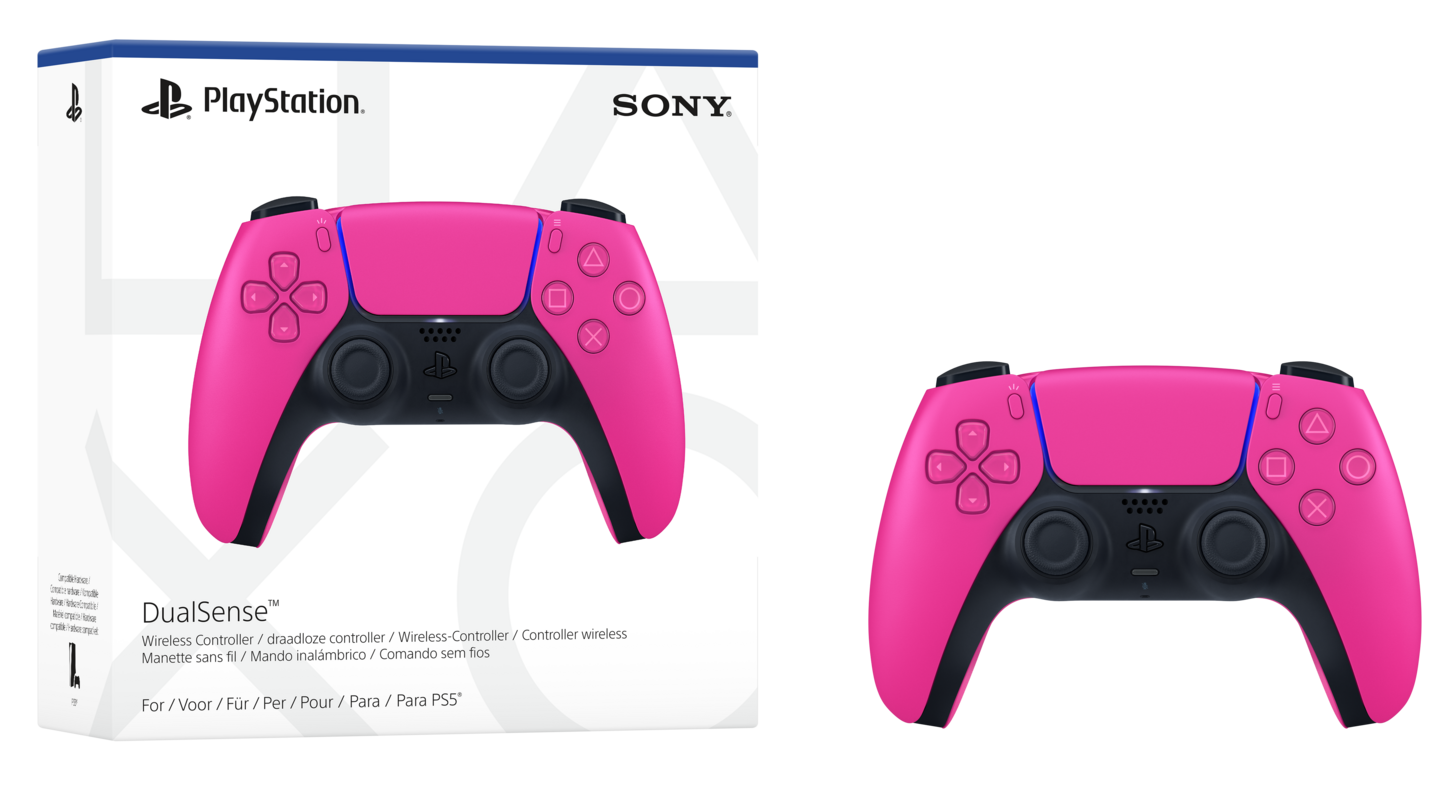 Sony PS5 DualSense Nova Pink -langaton peliohjain