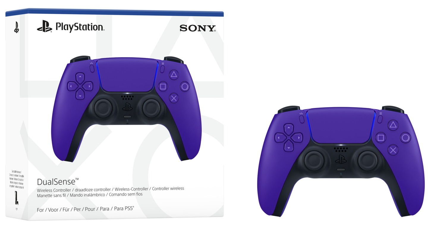 Sony PS5 DualSense Galactic Purple -langaton peliohjain
