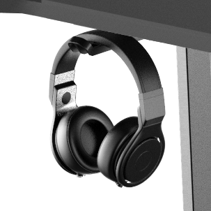 Deltaco Gaming DT320 160 x 75 cm -pelipöytä, musta