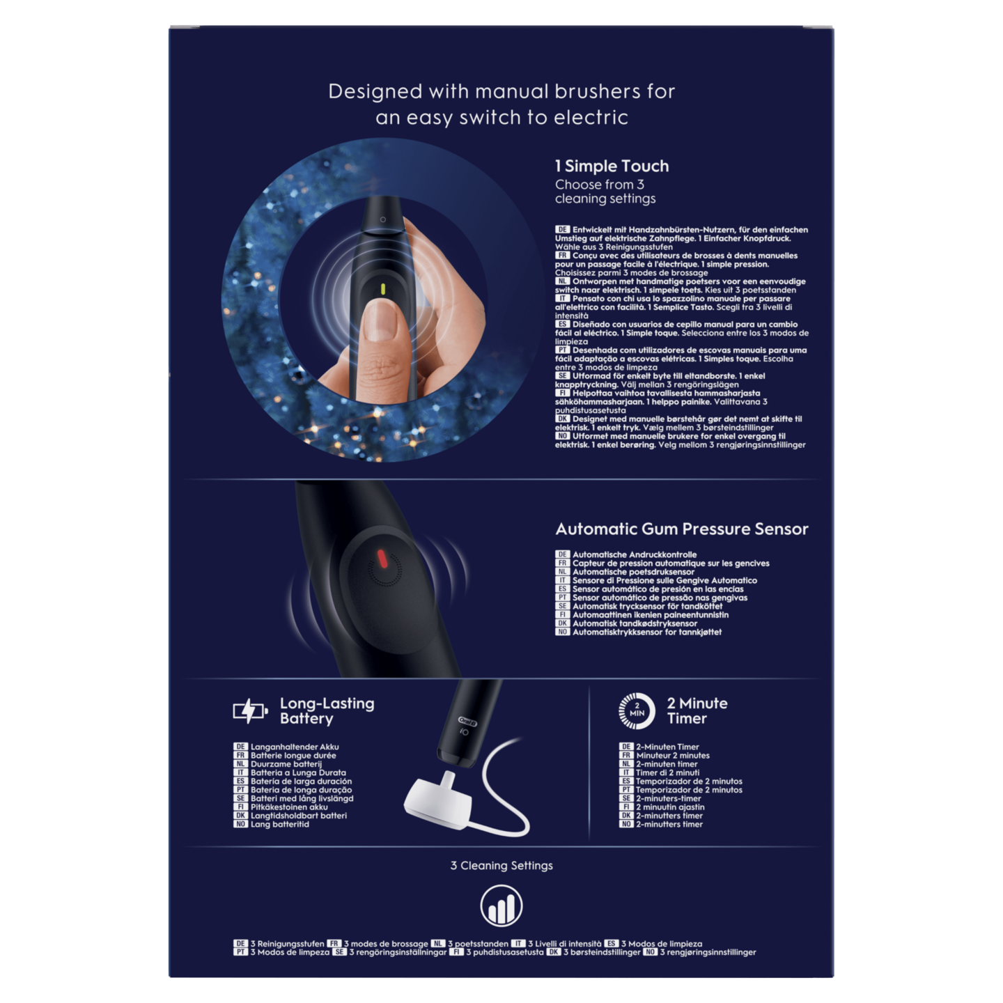 Oral-B iO2 Duo Giftset -sähköhammasharja, 2 kpl