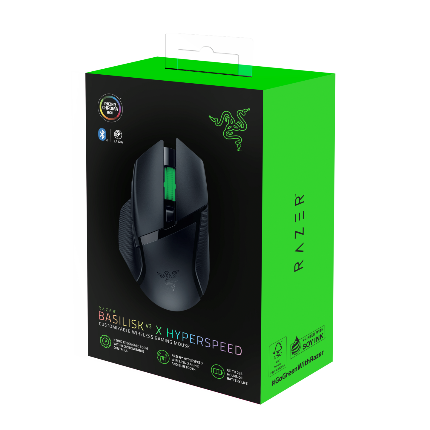 Razer Basilisk V3 X Hyperspeed -langaton pelihiiri